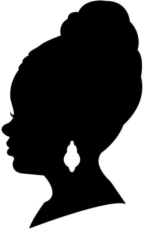 african american female silhouette|free printable black woman silhouette.